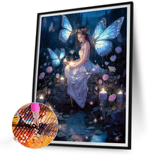 Load image into Gallery viewer, Butterfly Fairy Girl 40*50CM(Picture) Full Round Drill Diamond Painting
