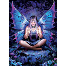 Load image into Gallery viewer, Butterfly Fairy Girl 40*55CM(Picture) Full Round Drill Diamond Painting
