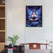 Load image into Gallery viewer, Butterfly Fairy Girl 40*55CM(Picture) Full Round Drill Diamond Painting
