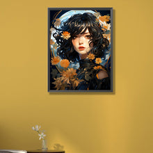 Load image into Gallery viewer, Flower Girl 40*55CM(Picture) Full Round Drill Diamond Painting
