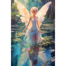 Load image into Gallery viewer, Butterfly Fairy Girl 40*60CM(Picture) Full Round Drill Diamond Painting
