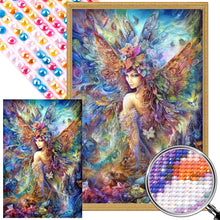 Load image into Gallery viewer, Butterfly Fairy Girl 40*60CM(Picture) Full Round Drill Diamond Painting
