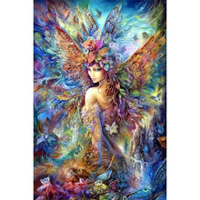Load image into Gallery viewer, Butterfly Fairy Girl 40*60CM(Picture) Full Round Drill Diamond Painting
