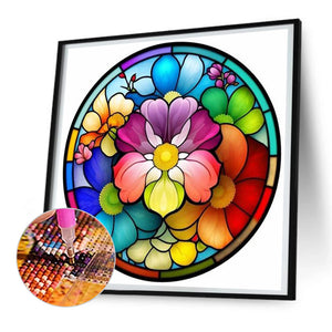 Medallions 30*30CM(Canvas) Full Round Drill Diamond Painting