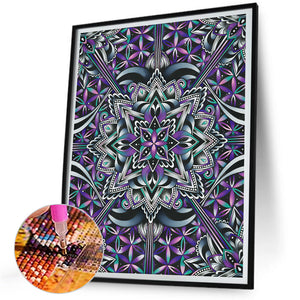 Mandala 30*40CM(Picture) Full Square Drill Diamond Painting