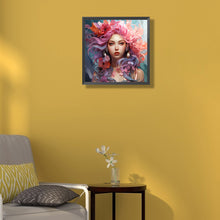 Load image into Gallery viewer, Pink Beauty 40*40CM(Picture) Full Square Drill Diamond Painting
