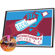 Load image into Gallery viewer, Scunthorpe United Football Club 50*40CM(Canvas) Full Round Drill Diamond Painting
