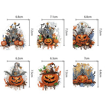 Load image into Gallery viewer, Double Sided Diamond Art Ornament Special Shape Owl (6PCS Odd Pumpkin)
