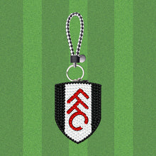 Load image into Gallery viewer, Double Sided Full Drill Keyring Diamond Keychains Pendant (Fulham FC)
