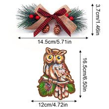 Load image into Gallery viewer, Diamond Painting Christmas Charms (Owls 08)
