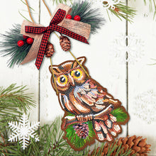 Load image into Gallery viewer, Diamond Painting Christmas Charms (Owls 08)
