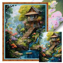 Load image into Gallery viewer, Scenery (50*65CM ) 11CT 3 Stamped Cross Stitch
