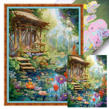 Load image into Gallery viewer, Scenery (50*65CM ) 11CT 3 Stamped Cross Stitch
