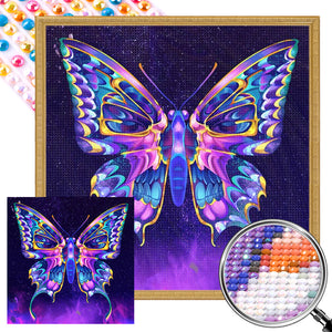 Butterfly 40*40CM(Picture) Full Round Drill Diamond Painting