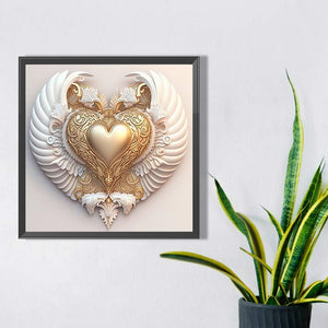 Eternal Heart 40*40CM(Picture) Full Round Drill Diamond Painting