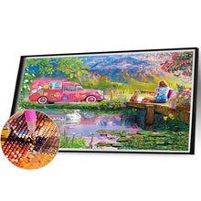 Load image into Gallery viewer, Picnic 55*40CM(Picture) Full Round Drill Diamond Painting
