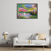 Load image into Gallery viewer, Picnic 55*40CM(Picture) Full Round Drill Diamond Painting
