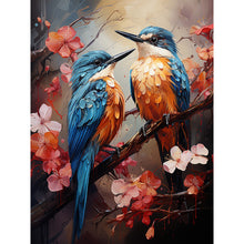 Load image into Gallery viewer, Paint Watercolor Bird 30*40CM(Canvas) Full Round Drill Diamond Painting
