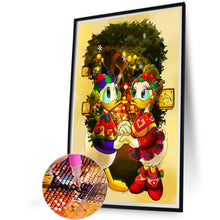 Load image into Gallery viewer, Christmas Donald Duck And Daisy 40*60CM(Canvas) Full Round Drill Diamond Painting
