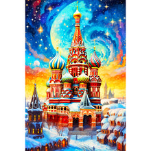 Load image into Gallery viewer, Snow Castle 40*60CM(Canvas) Full Round Drill Diamond Painting
