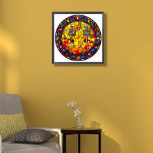 Load image into Gallery viewer, Glass Halloween Skull 50*50CM(Canvas) Full Round Drill Diamond Painting
