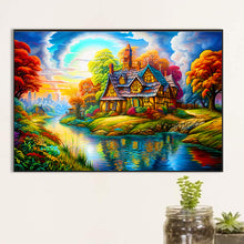 Load image into Gallery viewer, Country Manor 60*40CM(Canvas) Full Round Drill Diamond Painting
