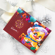 Load image into Gallery viewer, 16PCS DIY Diamond Painting Card Special Shape Xmas Atmosphere (#3)
