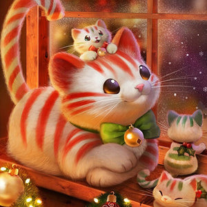 Sweet Animals 30*30CM(Canvas) Full Round Drill Diamond Painting
