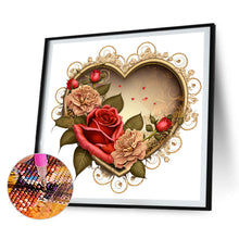 Load image into Gallery viewer, Flowers Of Love 30*30CM(Canvas) Full Round Drill Diamond Painting
