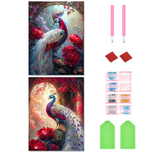 Load image into Gallery viewer, Gorgeous Peacock 30*40CM(Canvas) Full Round Drill Diamond Painting
