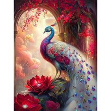 Load image into Gallery viewer, Gorgeous Peacock 30*40CM(Canvas) Full Round Drill Diamond Painting
