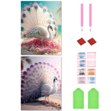 Load image into Gallery viewer, Gorgeous Peacock 30*40CM(Canvas) Full Round Drill Diamond Painting
