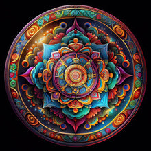 Load image into Gallery viewer, Colorful Mandala 30*30CM(Canvas) Full Round Drill Diamond Painting
