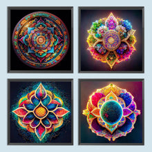 Load image into Gallery viewer, Colorful Mandala 30*30CM(Canvas) Full Round Drill Diamond Painting
