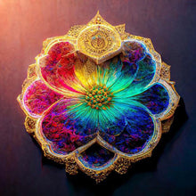 Load image into Gallery viewer, Colorful Mandala 30*30CM(Canvas) Full Round Drill Diamond Painting
