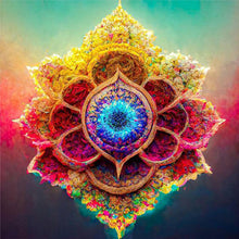 Load image into Gallery viewer, Colorful Mandala 30*30CM(Canvas) Full Round Drill Diamond Painting
