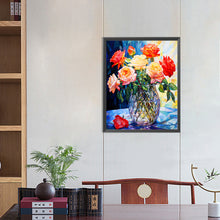Load image into Gallery viewer, Glass Rose Rose 40*50CM(Canvas) Full Round Drill Diamond Painting

