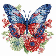 Load image into Gallery viewer, Lamp Vase Butterfly Shower 30*30CM(Canvas) Partial Special Shaped Drill Diamond Painting
