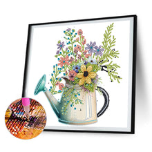 Load image into Gallery viewer, Lamp Vase Butterfly Shower 30*30CM(Canvas) Partial Special Shaped Drill Diamond Painting
