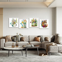 Load image into Gallery viewer, Lamp Vase Butterfly Shower 30*30CM(Canvas) Partial Special Shaped Drill Diamond Painting
