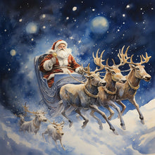 Load image into Gallery viewer, Santa Claus 30*30CM(Canvas) Full Round Drill Diamond Painting
