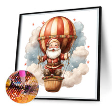 Load image into Gallery viewer, Hot Air Balloon Santa Claus 30*30CM(Canvas) Full Round Drill Diamond Painting
