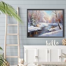 Load image into Gallery viewer, Snow Mountain 40*30CM(Canvas) Full Round Drill Diamond Painting
