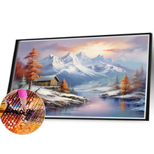 Load image into Gallery viewer, Snow Mountain 40*30CM(Canvas) Full Round Drill Diamond Painting
