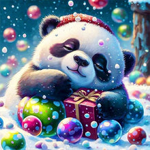 Load image into Gallery viewer, Panda Gift 40*40CM(Canvas) Full Round Drill Diamond Painting
