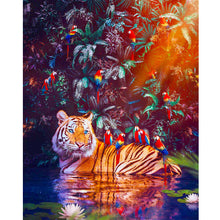 Load image into Gallery viewer, Tigers And Parrots 40*50CM(Canvas) Full Round Drill Diamond Painting
