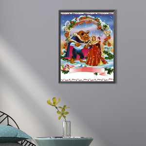 Beauty And The Beast 30*40CM(Picture) Full Square Drill Diamond Painting