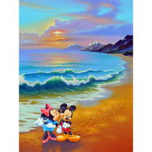 Load image into Gallery viewer, Mickey Mouse Playing By The Sea 30*40CM(Picture) Full Square Drill Diamond Painting
