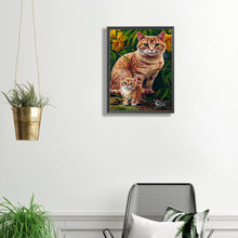 Load image into Gallery viewer, Mother And Child Cat 30*40CM(Picture) Full Square Drill Diamond Painting
