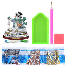Load image into Gallery viewer, 5D DIY Diamond Xmas Decor Snowman Table Top Diamond Painting Kits (#3)
